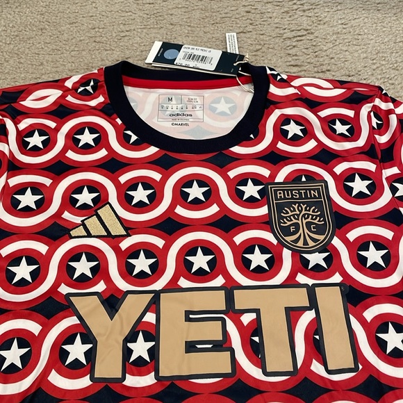 AUSTIN FC AMERICANA PRE-MATCH JERSEY men size M NWT - Picture 2 of 4